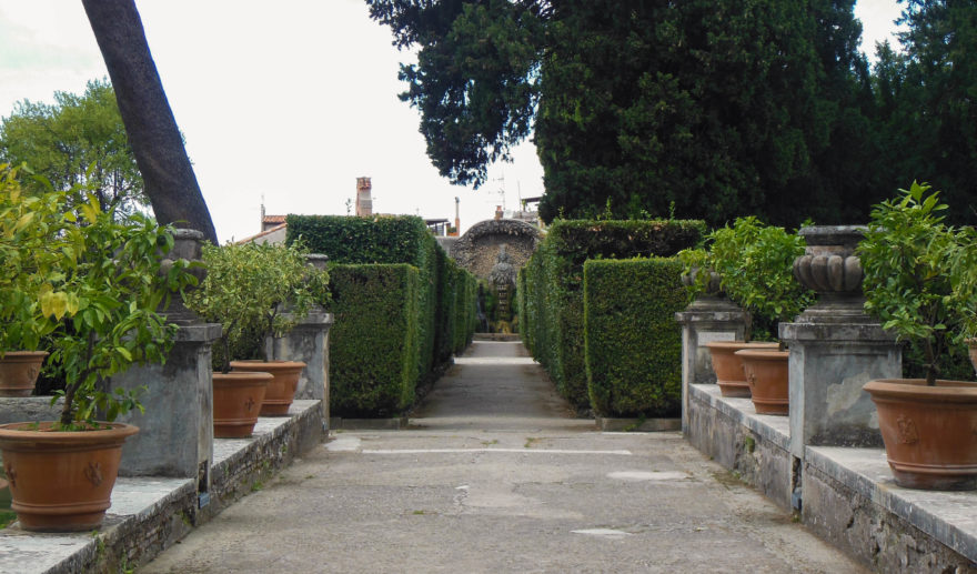 Italy - Tivoli fountains and gardens in Villa d'Este