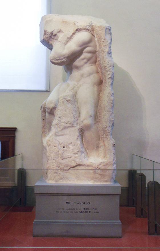 Italy 2016 - Florence - Unfinished carvings of Michelangelo