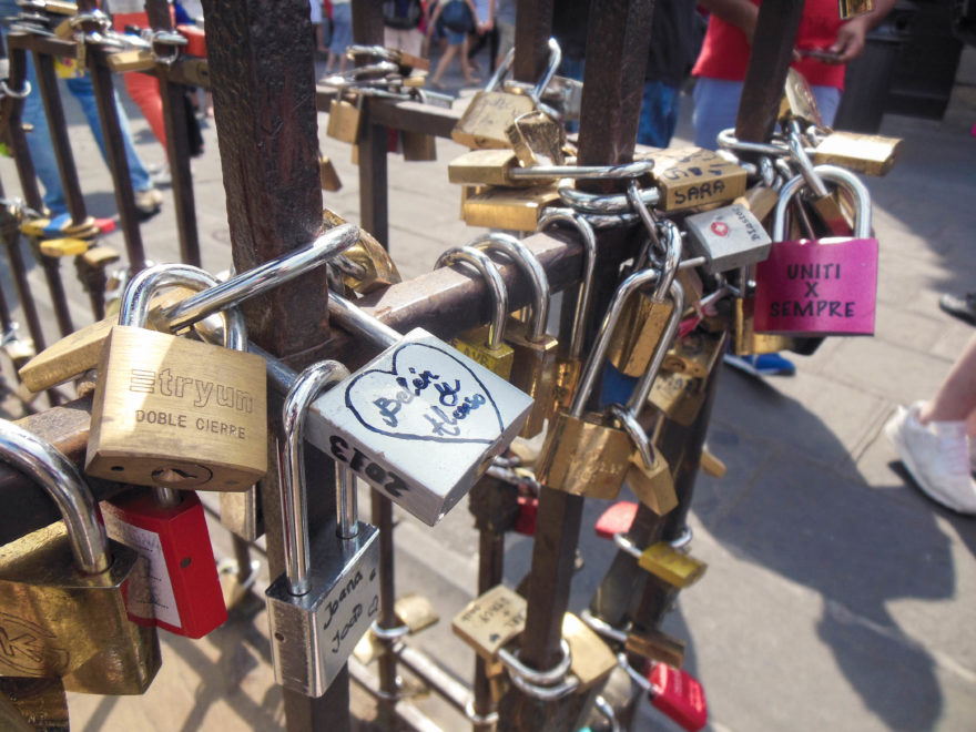 Italy 2016 - Florence - Ponte Vecchio padlocks