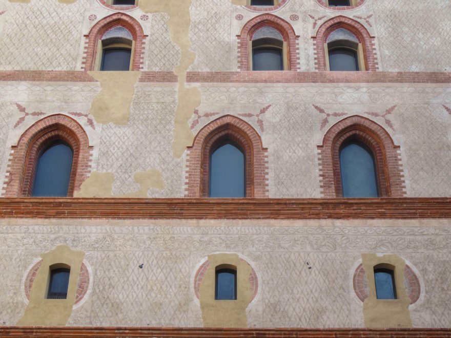 Italy 2016 - Sfroza Castle walls