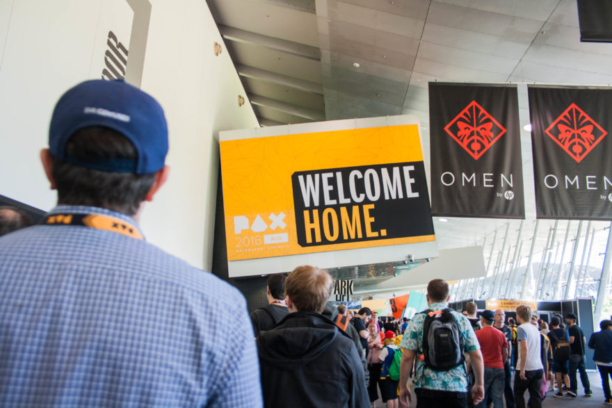PAX Aus 2016 - Welcome into the main exhibition hall