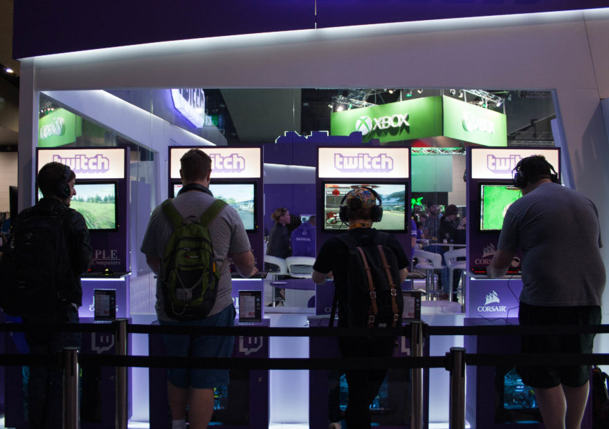 PAX Aus 2016 - Twitch booth