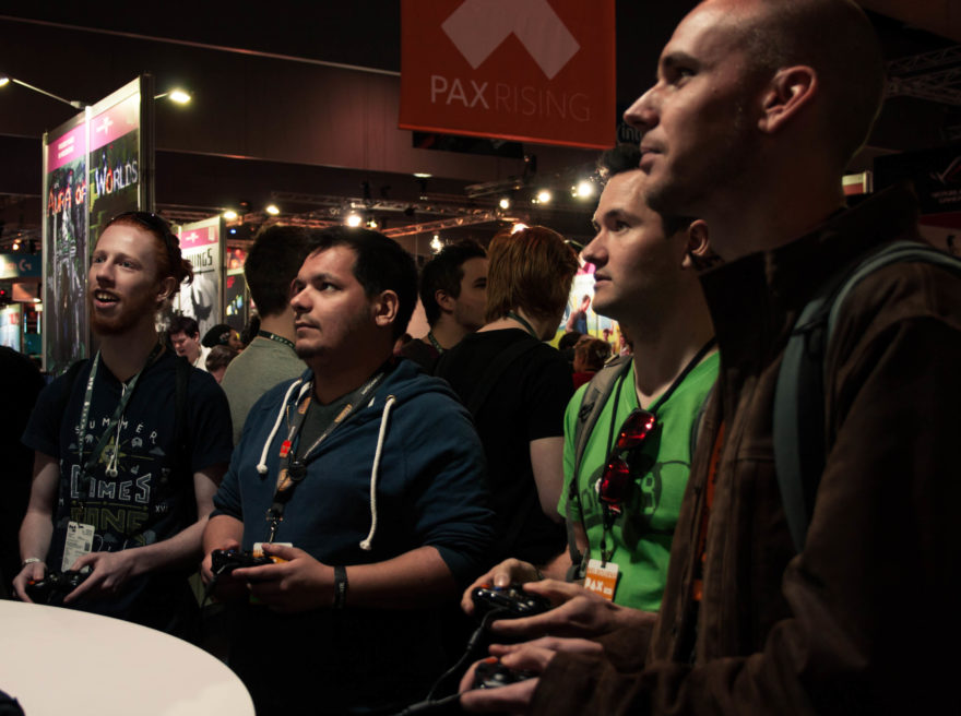 PAX Aus 2016 - Gamers playing