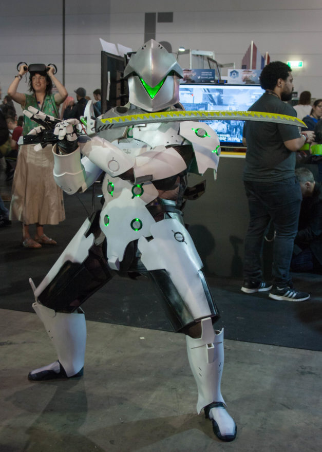 PAX Aus 2016 - Overwatch Genji cosplay