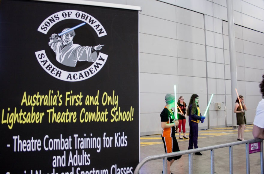 Supanova Brisbane 2016 - Light saber training