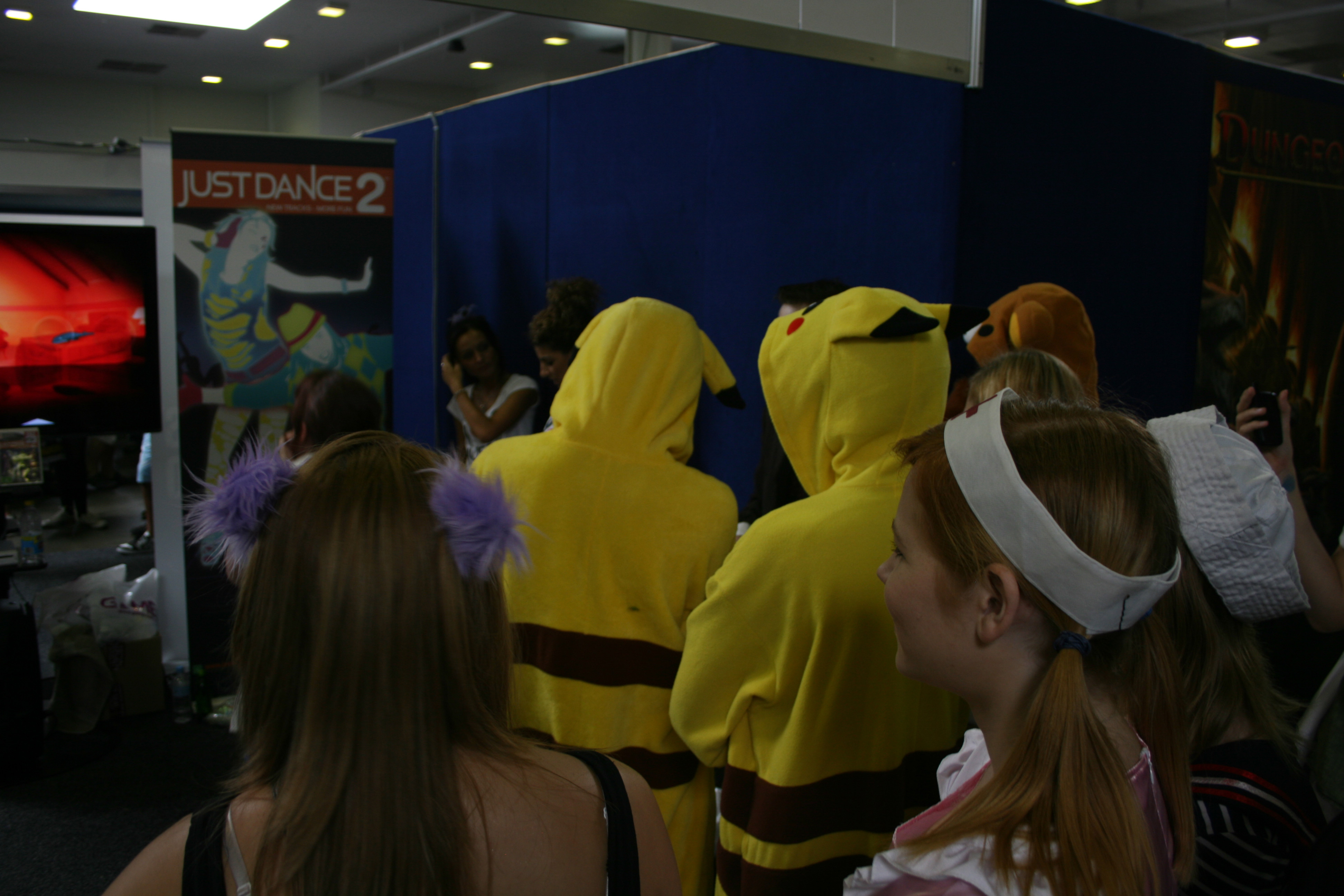 Two Guys in Pikachu costumes
