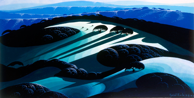 Eyvind Earle - Azure Dawn