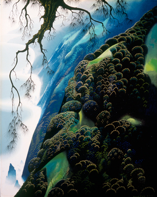 Eyvind Earle - Coastal Scene