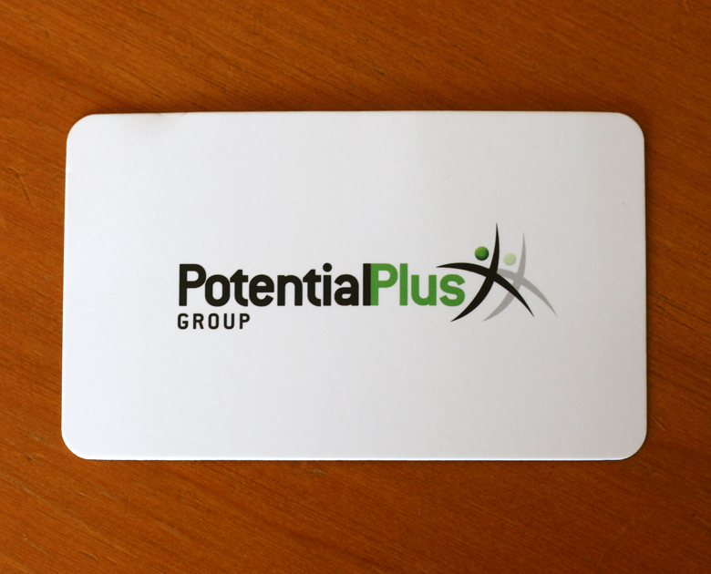 Potential Plus - Front of Card