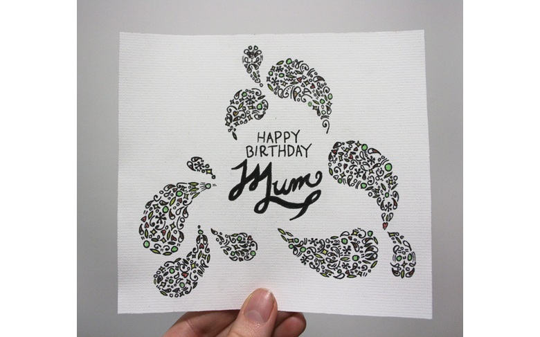 Natasha Barr Card Project - Birthday Card for Mum