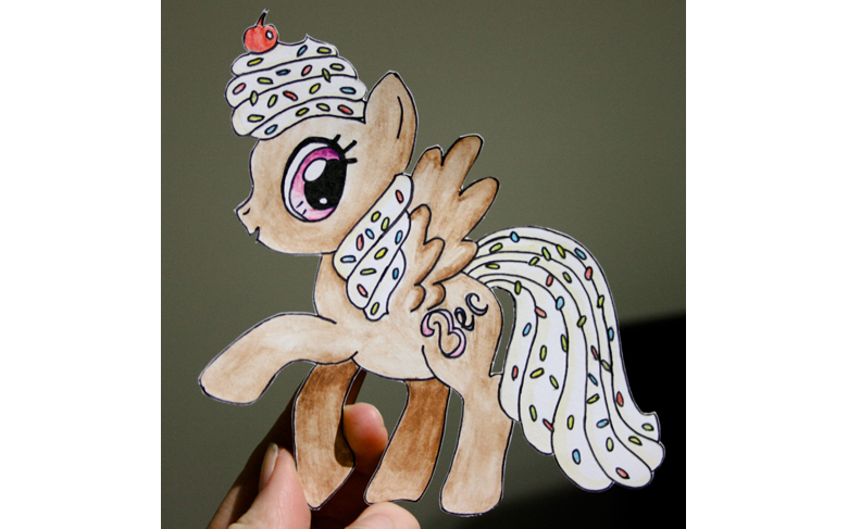 Natasha Barr Card Project - My Little Pony Card
